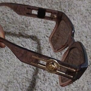 Versace Brown and Gold Women's Glasses